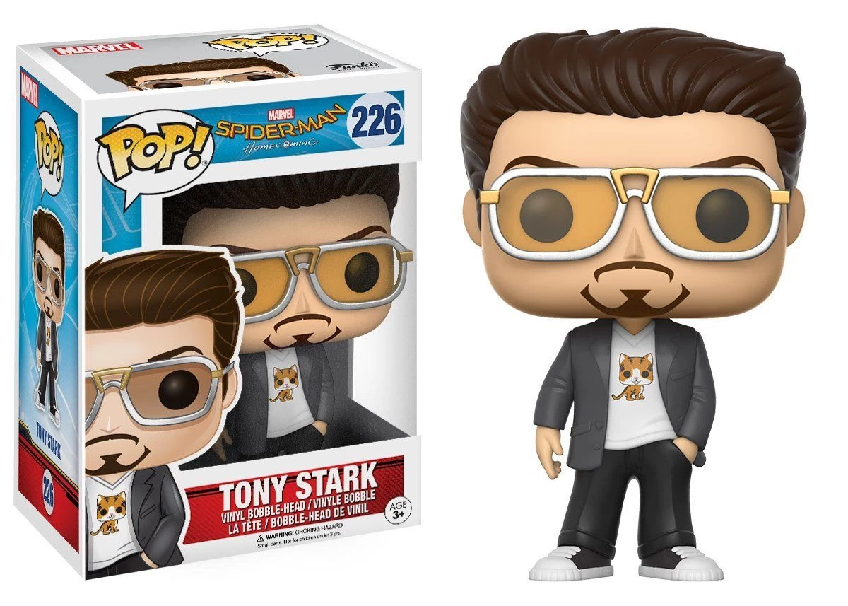 FUNKO POP! - Spider-Man Homecoming - Tony Stark Figur 1 FUNKO POP! - Spider-Man Homecoming - Tony Stark Figur
