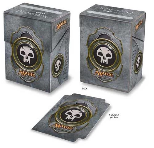 Ultra Pro Magic The Gathering Deckbox Black Mana 1 Ultra Pro Magic The Gathering Deckbox Black Mana