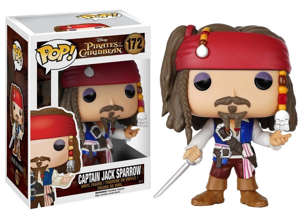 FUNKO POP! - Pirates Of The Caribbean - Captain Jack Sparrow Figur 1 FUNKO POP! - Pirates Of The Caribbean - Captain Jack Sparrow Figur